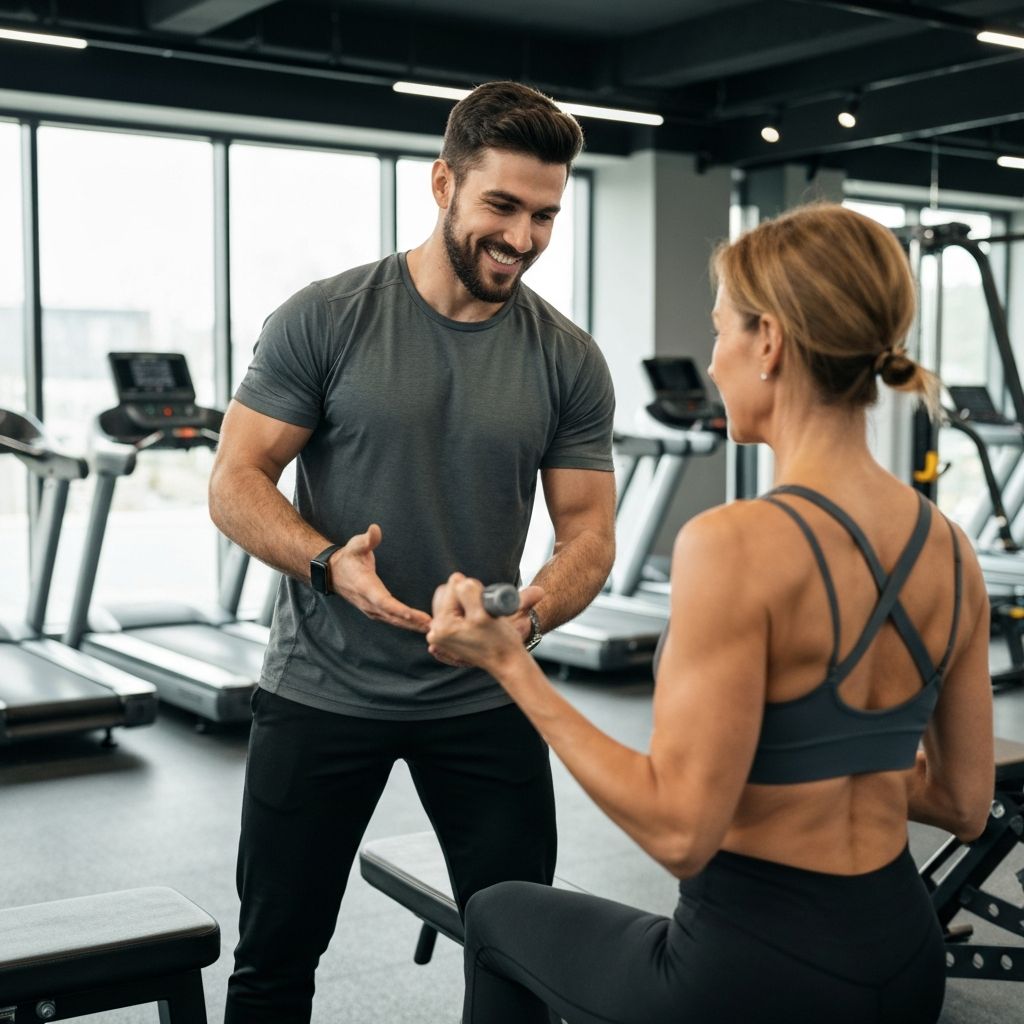 Personal coaching session at Atlas Fitness Studio